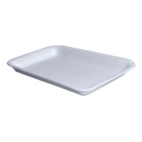 Bandeja De Isopor Para Frios B3 Rasa Branca Pacote C/100un