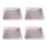 Bandeja De Propagação De Sementes De Jardim 4x, Rosa