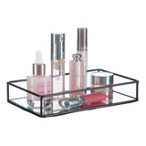 Bandeja Decorativa Com Espelho P/ Perfume Banheiro Bd-030(p)
