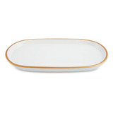 Bandeja Decorativa Lavabo Banheiro Multiuso Em Cerâmica