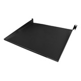Bandeja Frontal 1 X 400mm Preta Para Racks Padrão 19