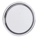 Bandeja Garçom Em Aço Inox Redonda 30cm