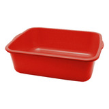 Bandeja Higiênica Para Gatos Elite Grande - Vermelho