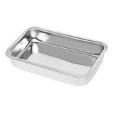 Bandeja Inox Lisa Autoclavável 30x20x04 Cm Millenium