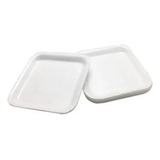 Bandeja Isopor Branca B01 Rasa 15x15x1,8 Com 600 Unidades