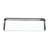 Bandeja Lisa Inox Autoclavável 24x18x1,5cm Instrumental