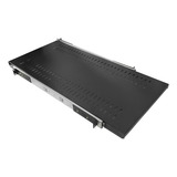 Bandeja Móvel 1u X 800mm Racks Padrão 19 Ventilada Preta