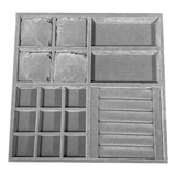 Bandeja Organizadora Para Joias 30x30x3,5cm Veludo Reluz