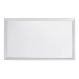 Bandeja Retangular Melamina Branca 42x24,5cm Servir Buffet