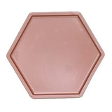 Bandeja Sextavada 18x20,5 - Cores Cor Rosê Gold