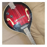Bandolim Eletroacústico Stagg M50e Bluegrass Redburst