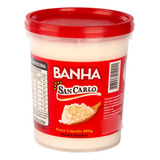 Banha De Porco 100% Natural 900g San Carlo