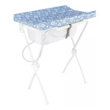 Banheira Bebe C/ Trocador Floripa Azul - Tutti Baby