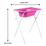 Banheira Com Suporte Hércules - Rosa