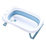 Banheira Dobrável Retrátil Plástico Resistente Silicone Cor Branco