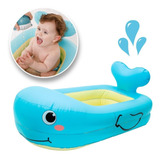 Banheira Inflável Baleia Feliz Buba Bebê Piscina 6- 24 Meses
