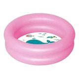 Banheira Inflável Redonda Mor 1780 De 60cm X 15cm 28l Rosa