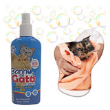 Banho De Gato A Seco Catmypet Spray 250ml Loção Para Gatos