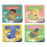 Banho Divertido Ii: Pinóquio: Primeiro Livro Do Bebê Banho Divertido 4 Histórias Clássicas, De © Todolivro Ltda.. Editora Todolivro Distribuidora Ltda., Capa Mole, Edição 1 Em Português