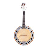 Banjo Elétrico Studio Rozini Caixa Larga Branco Rj11elbc
