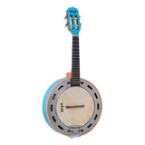 Banjo Profissional Rozini Stúdio Com Equalizador Rj11 Azul