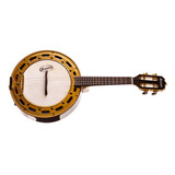Banjo Rozini Profissional Rj 12 Elet Natural Jacaranda