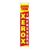 Banner Aqui Tem Xerox Impressão 25x125cm