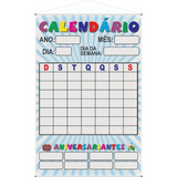 Banner Calendário Aniversariantes Material Apoio Pedagógico