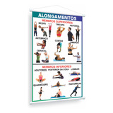 Banner De Alongamento Exercícios Academia Musculação