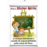 Banner Dizimo Mirim Infantil Para Criança