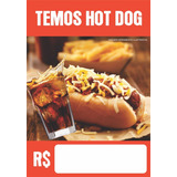 Banner Hot Dog Cachorro Quente 1,00x0,70