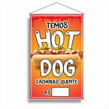 Banner Hot Dog Medida De 1mx63cm - Lanchonete