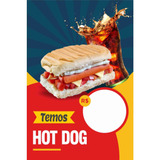 Banner Hot Dog Medida De 60x40
