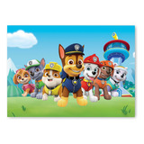 Banner Painel Festa Patrulha Canina 1,35x0,95