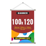 Banner Personalizado Faixa 100 X 120