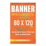 Banner Personalizado Faixa Lona 80x120 Cm