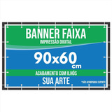 Banner Personalizado Lona 90 X 60
