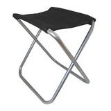 Banqueta Dobravel Preta 3/4 Pesca Praia Camping 100kg