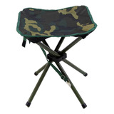 Banqueta Dobrável Stool Camping Pesca + Bolsa Até 80 Kgs Ntk