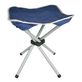 Banqueta Nautika Pesca Dobrável Camping Stool Azul