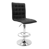 Banqueta Premium Confortável Alta C/ Base Cromada
