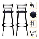 Banquetas Alta Para Cozinha, Bar, Bistrô, Americana Kit 2