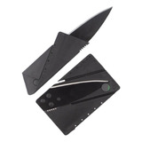 Bapumel Cartão Cor Preto Canivete Discreto Faca Dobrável Tático P/ Carteira