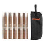 Baqueta 7a Jatobá Tnjat 7am Kit 10 Pares + Bag 03p Liverpool