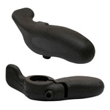 Bar End Bike Emborrachado Chifre Guidão Alumínio Ergonômico
