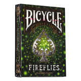Baralho Bicycle Fireflies Cartas Premium Poker Dorso Colorido Idioma Inglês