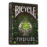 Baralho Bicycle Fireflies Cartas Premium Poker Dorso Colorido Idioma Inglês