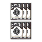 Baralho Bicycle Standard Preto (6 Baralhos)