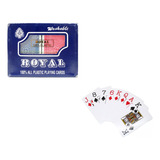 Baralho De Cartas Royal Azul Tamanho 87