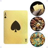 Baralho Dourado Gold Jogos Poker Resistente